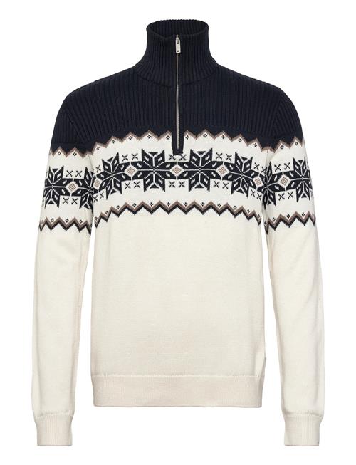 Lindbergh | Jacquard Half Zip Christmas Knit | XXL
