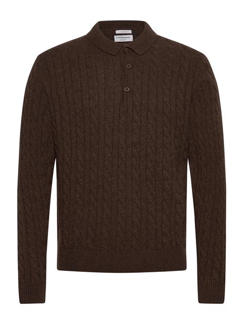 Lindbergh | Lambswool L/S Button Polo | L