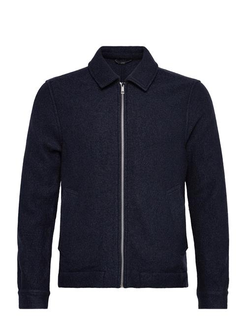 Lindbergh | Wool Blend Zip Through Overshirt | L