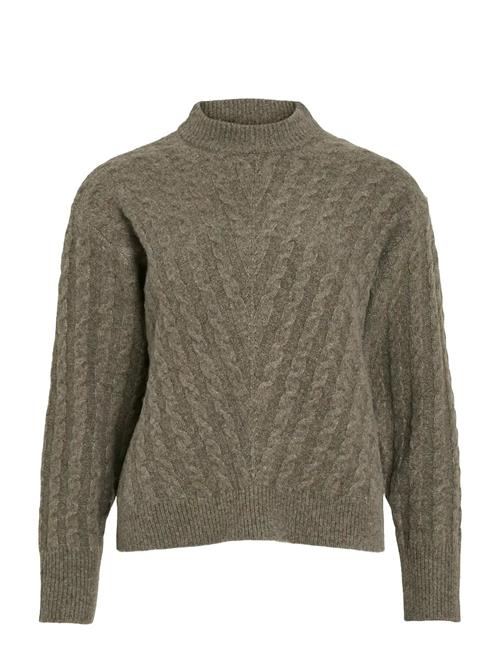 Vila | Virelli Highneck L/S Cable Knit Top/Bfs | M