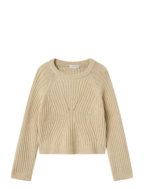 name it | Nkfrikine Ls Short Knit Pullover Pb | 122-128