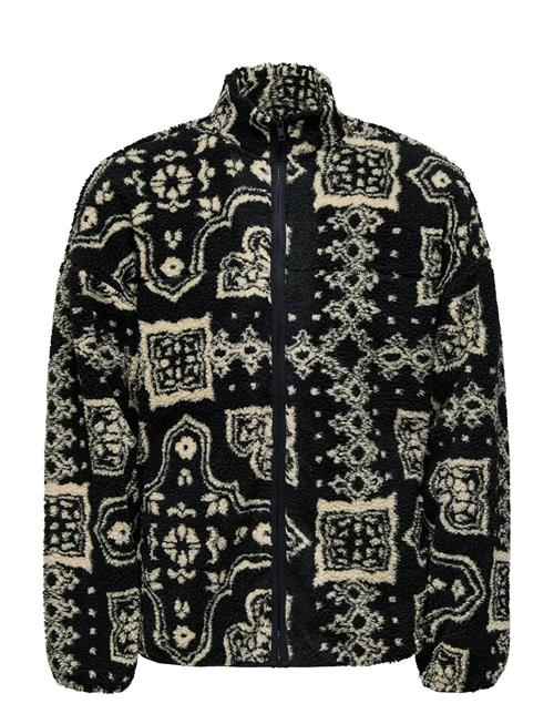 ONLY & SONS | Onsjames Life Ovz Ls Fleece Aop Sweat | S