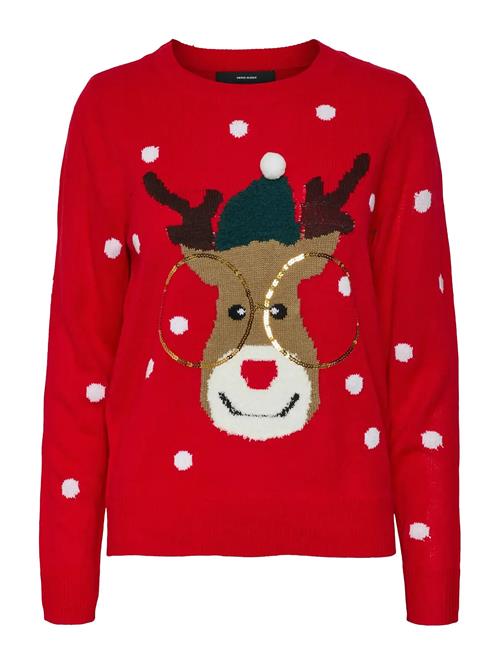 Vero Moda | Vmtinsel Ls O-Neck Blouse Xmas Rep2 | XS