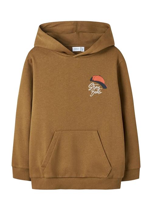 name it | Nkmnopal Ls Nreg Sweat Wh Bru | 122-128