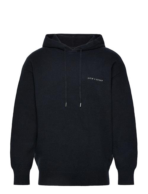 Lyle & Scott | Script Knitted Hoodie | M