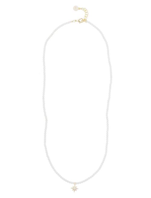 SNÖ of Sweden | Stellaris Pendant Pearl Neck 42 | 42 CM