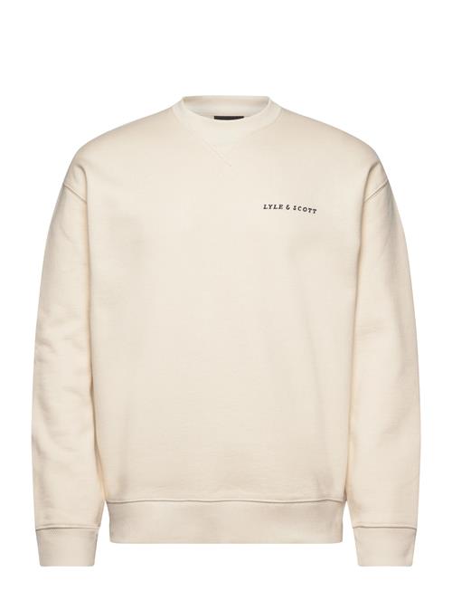 Lyle & Scott | Script Brushback Crew Neck Sweatshirt | XL