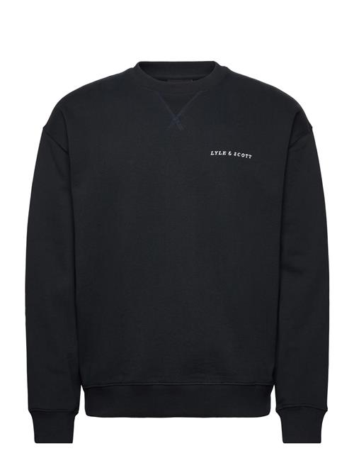 Lyle & Scott | Script Brushback Crew Neck Sweatshirt | S