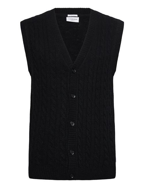 Lindbergh | Lambswool Button Slipover | L