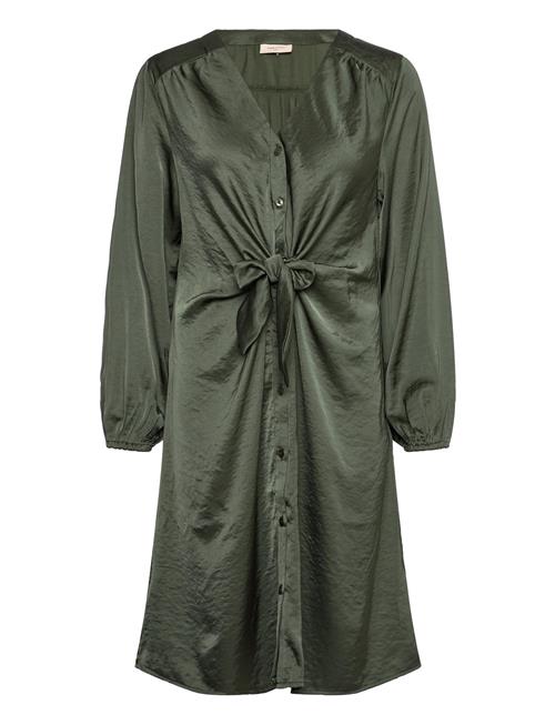 FREE/QUENT | Dress From Freequent In A Beautiful Satin Material. The Dress Has Long Sleeves, | S