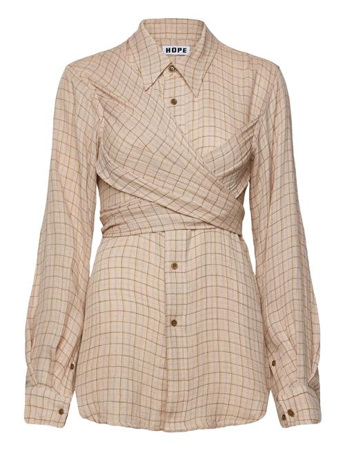 Hope | Twisty Shirt Airy Pink Check-40 | 36