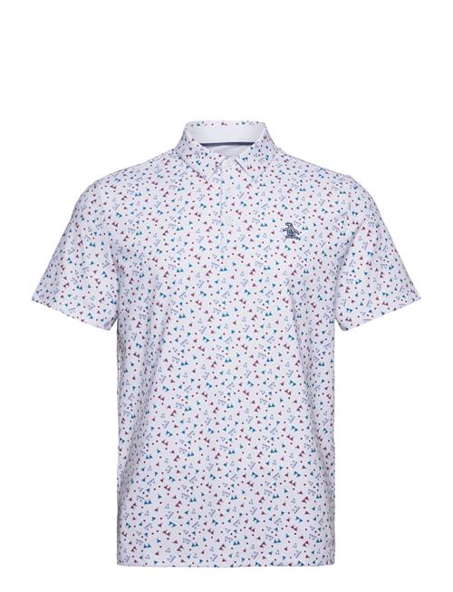 Original Penguin Golf | 19Th Hole Sake-Tini Novelty Print Polo | XL