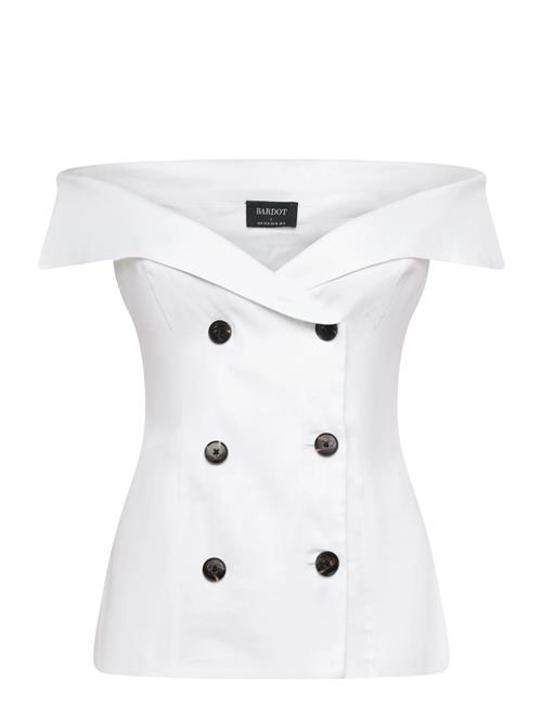 Bardot | Eliora Button Front Linen Top | 38