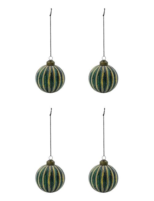 house doctor | Julepynt, Hdfrost, Grøn | 8X8X1CM