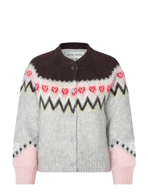 STINE GOYA | 2422 Brushed Jacquard, Raglan Bombe | L