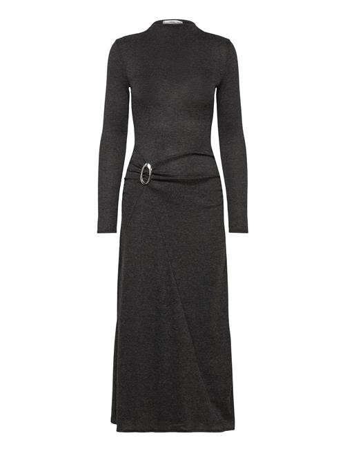 Mango | Fine-Knit Dress With Metallic Detail | L