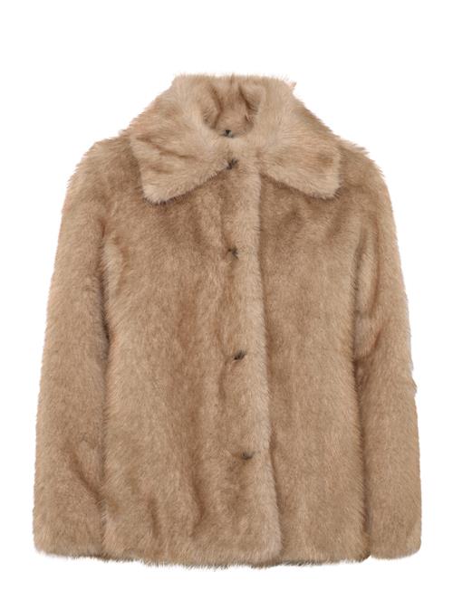Mango | Faux-Fur Coat With Buttons | M