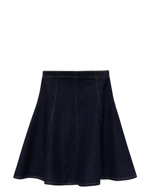 Mango | Denim Midi-Skirt With Stitching | S