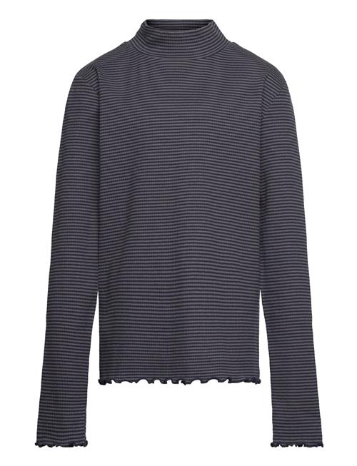 Mango | Scalloped Hem Striped T-Shirt | 5-6