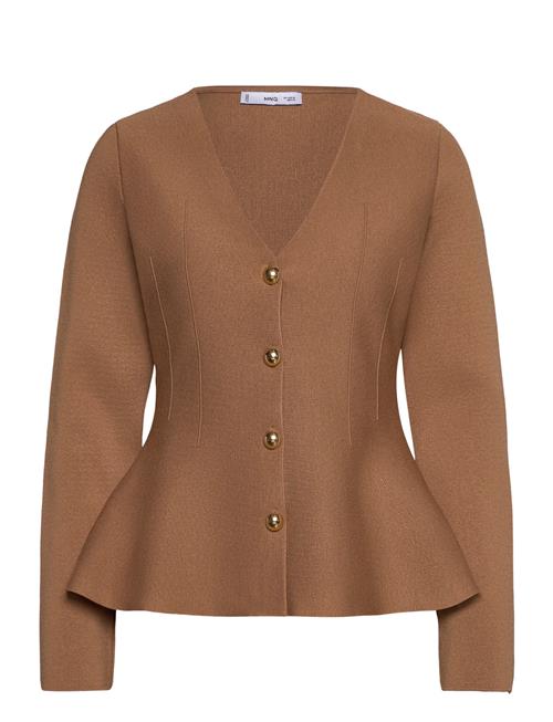 Mango | Fitted Knitted Jacket With Buttons | L