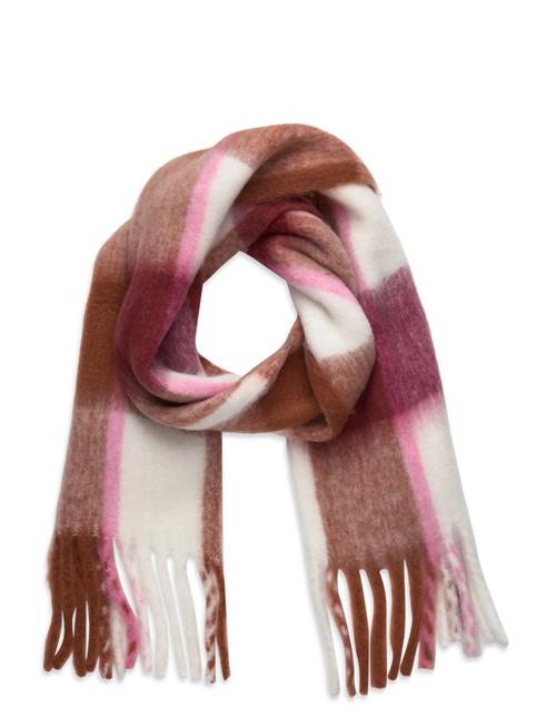 Mango | Fringed Check Scarf | ONE SIZE