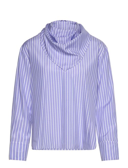 Mango | Striped Blouse With Handkerchief | M