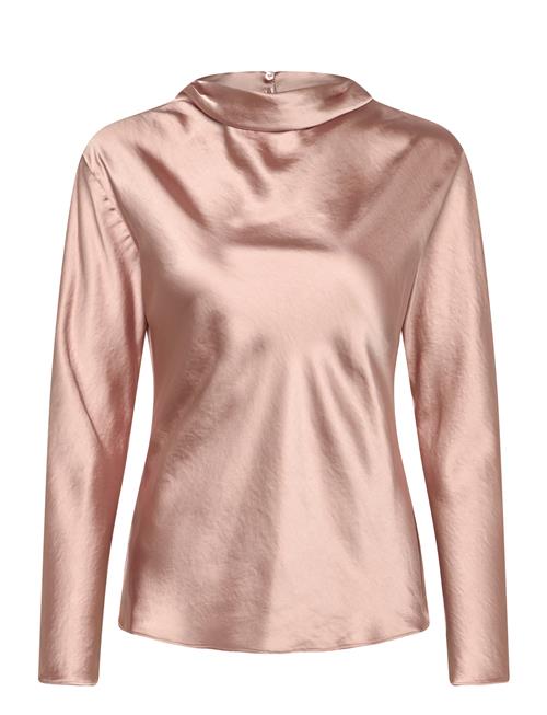 Mango | Satin Blouse With Draped Neck | M