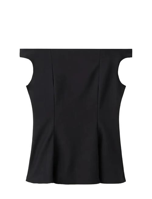 Mango | Strapless Peplum Top | M
