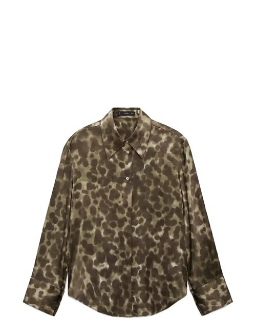 Mango | Satin Print Shirt | XS