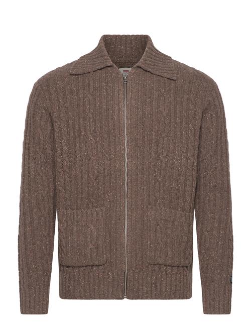 Levi's® | Telegraph Zip Cardigan Walnut | S