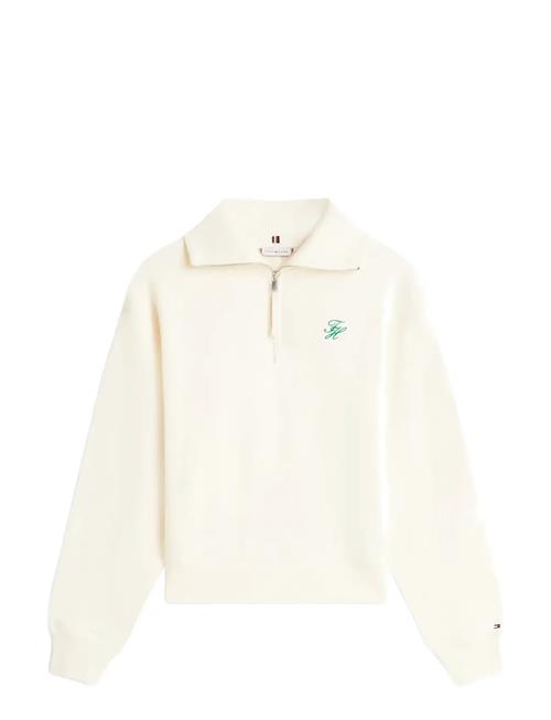 Tommy Hilfiger | Th Script Half Zip Terry Swtshrt | M