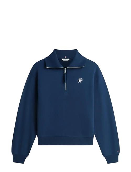 Tommy Hilfiger | Th Script Half Zip Terry Swtshrt | M