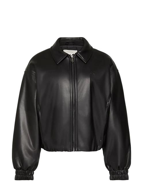 Calvin Klein Jeans | Faux Leather Insulated Bomber | XXL