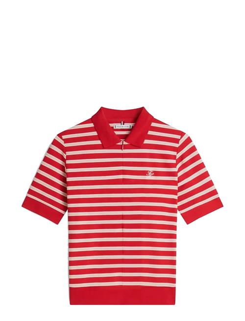 Tommy Hilfiger | Th Script Lyocell Zip Ss Polo | XL