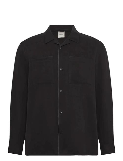 Calvin Klein | Ls Glossy Camp Collar Easy Shirt | L