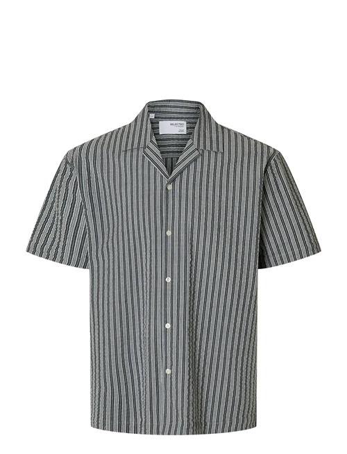 Selected | Slhrelaxed-Ace Seersucker Ss Shirt | L
