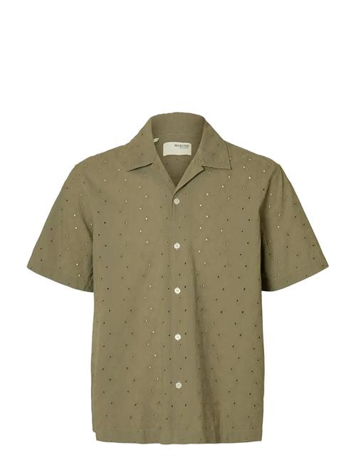 Selected | Slhrlxjax Broderie Ss Shirt | XXL