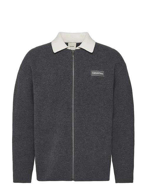 Calvin Klein | Ls Boiled 100 Merino Contrast C | S