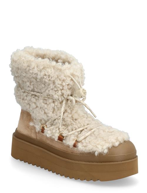 Tory Burch | Mellow Shearling Lace Up Boot | 37.5