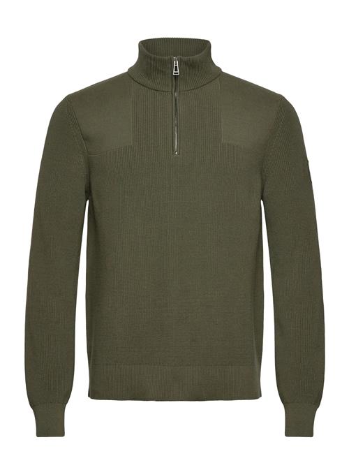 Belstaff | Commander Quarter Zip Jumper Silver Birch | S
