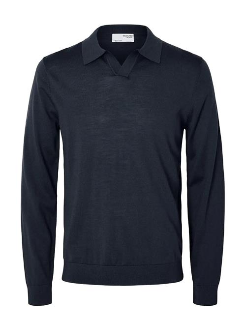 Selected | Slhtray Ls Knit Merino Open Polo | XL