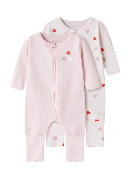 name it | Nbfnightsuit 2P Zip Ff Car. Heart Noos | 68