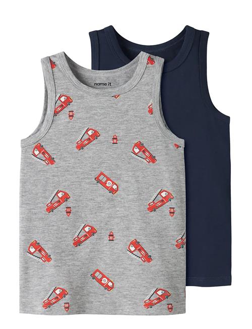name it | Nmmtank Top 2P Grey Firetruck Noos | 98