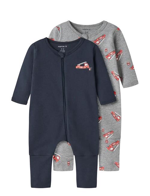 name it | Nbmnightsuit 2P Zip Ff Firetruck Noos | 62
