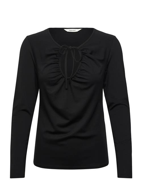 Selected | Slfslim Mia Ls Tie Top | XXL