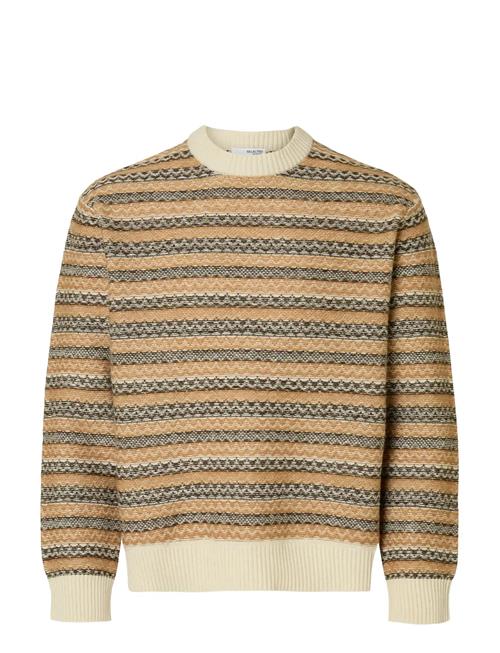 Selected | Slhrevy Ls Knit Relaxed Jac Crew Neck | S