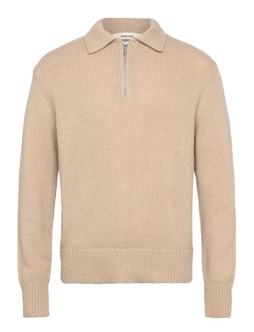 Selected | Slhcody Ls Knit Relaxed Half Zip Polo | L
