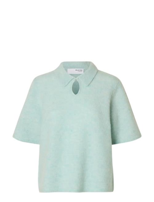 Selected | Slfsia Ras 2/4 Knit Key Hole Collar Neck | XL