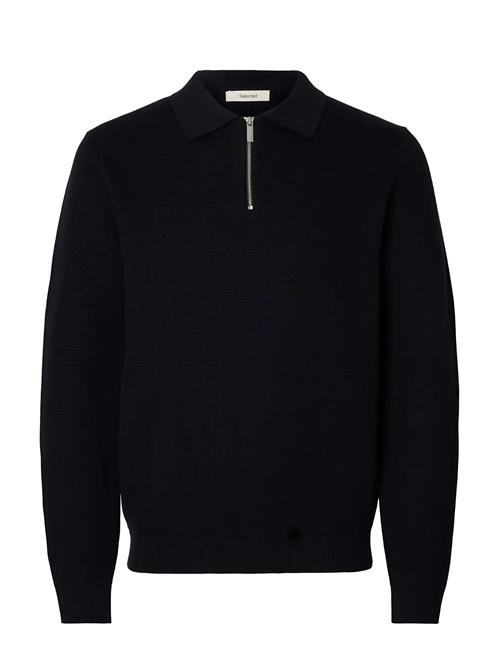 Selected | Slhdane Ls Knit Struc Half Zip Polo Noos | XL