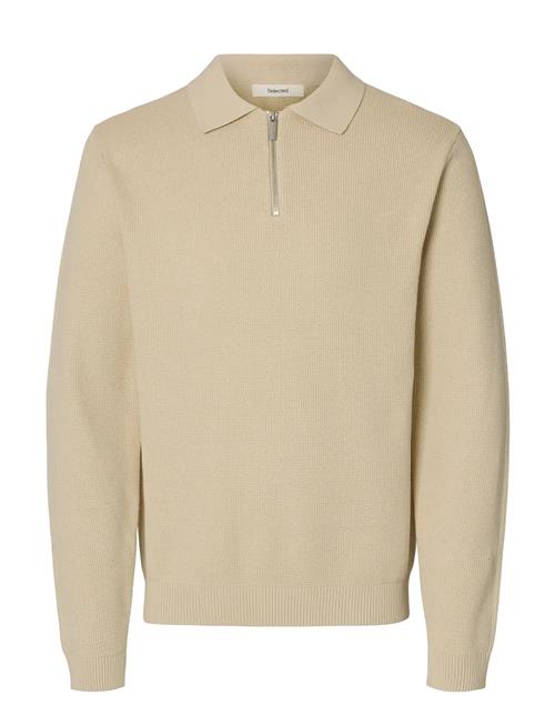 Selected | Slhdane Ls Knit Struc Half Zip Polo Noos | XXL